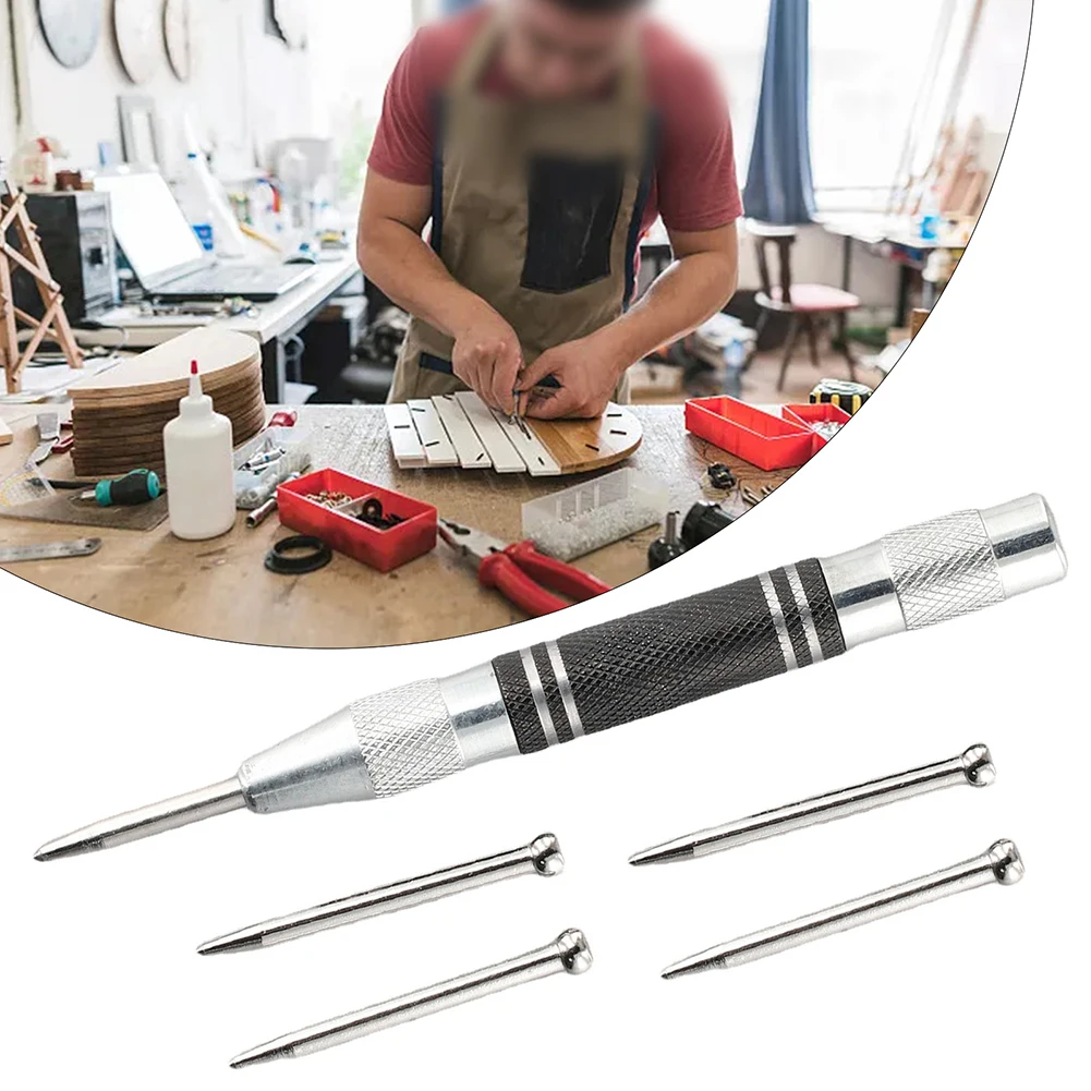 Super Strong Automatic Center Punch Kerner Positioning Spring Loaded Adjustable Marker Wood Glass Press Dent Metal Drill
Super Strong Automatic Center Punch Kerner Positioning Spring Loaded Adjustable Marker Wood Glass Press Dent Metal Drill