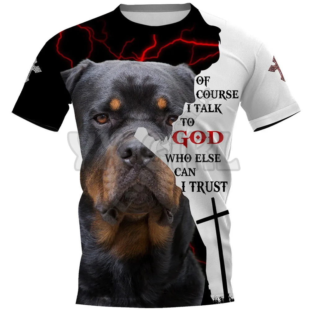 2022 Summer Fashion Men t shirt Rottweiler Jesus God 3D All Over Printed T Shirts Funny Dog Tee Tops shirts Unisex Tshirt
2022 Summer Fashion Men t shirt Rottweiler Jesus God 3D All Over Printed T Shirts Funny Dog Tee Tops shirts Unisex Tshirt