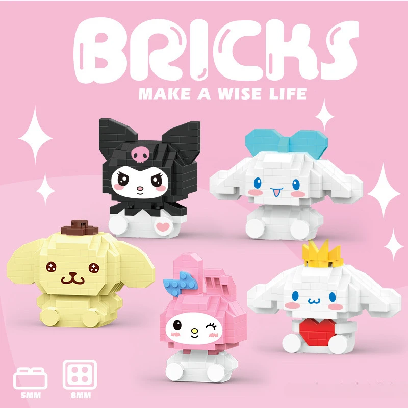 Hello Kitty Building Block Assembled Toys Decorative Ornament Sanrio Anime Figure Kuromi Model My Melody Children's Puzzle Gift
Hello Kitty Building Block Assembled Toys Decorative Ornament Sanrio Anime Figure Kuromi Model My Melody Children's Puzzle Gift