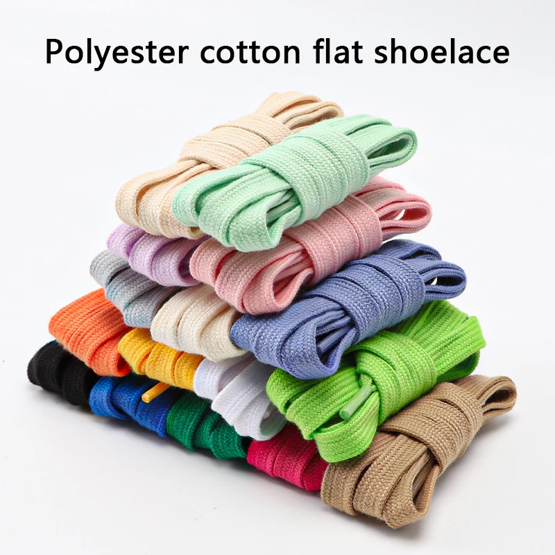 Flat Shoelaces for Sneakers Classic Canvas Sports Shoe Laces Casual Unisex Shoelace Solid Double Cotton Shoestrings for AF1
Flat Shoelaces for Sneakers Classic Canvas Sports Shoe Laces Casual Unisex Shoelace Solid Double Cotton Shoestrings for AF1