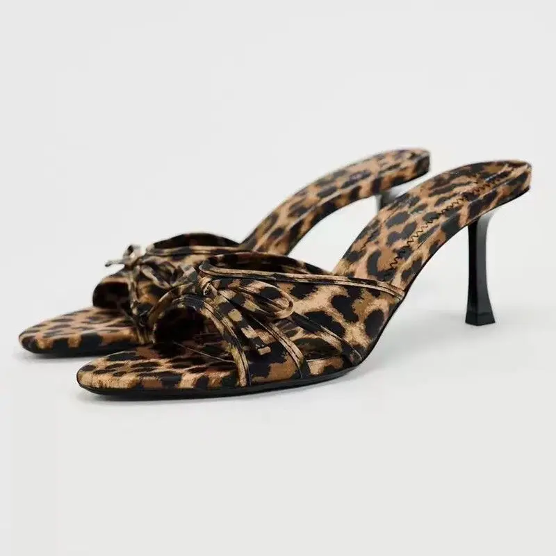 Women Pointed Toe Leopard Ladies Heels Shoes Fashion Female Roman Sandals Slippers Heels Footwear Pumps Slingbacks Shoes
Women Pointed Toe Leopard Ladies Heels Shoes Fashion Female Roman Sandals Slippers Heels Footwear Pumps Slingbacks Shoes