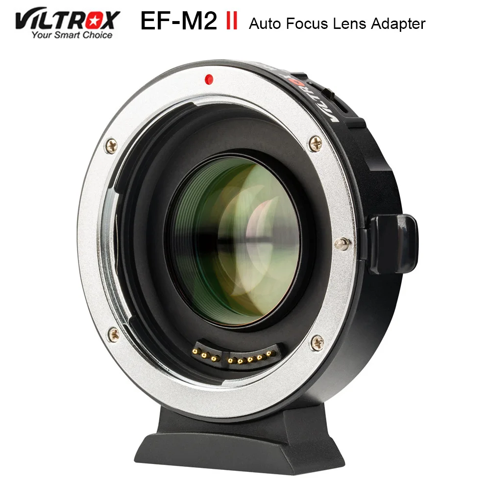 

Viltrox EF-M2II Auto Focus Lens Mount Adapter 0.71X for Canon EOS EF Lens to Micro Four Thirds (MFT, M4/3) Camera