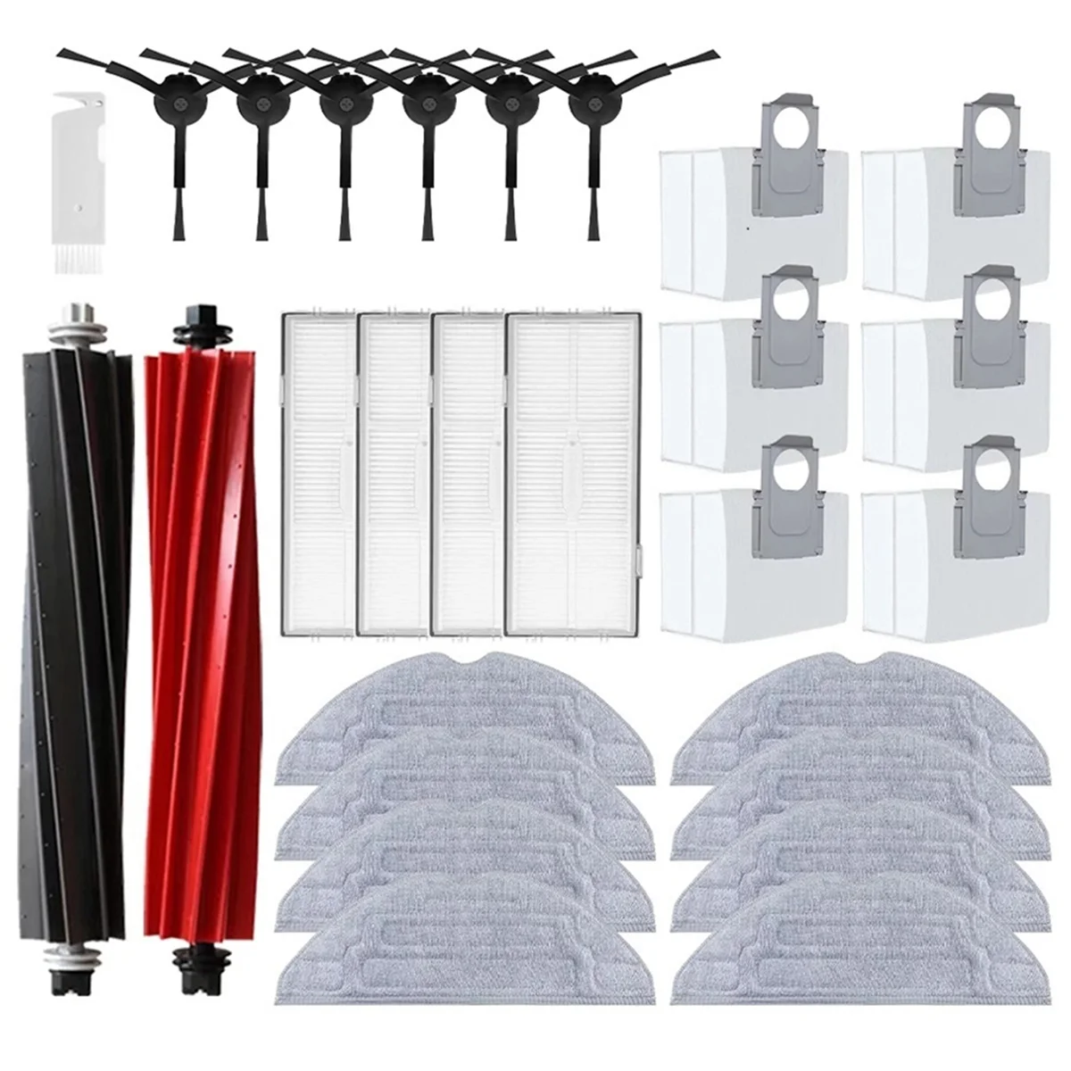 For Xiaomi Roborock S8 S8 Pro Ultra S8+ Robot Vacuum Spare Parts Main Side Brushes Mop Cloths HEPA Filters Dust Bags
For Xiaomi Roborock S8 S8 Pro Ultra S8+ Robot Vacuum Spare Parts Main Side Brushes Mop Cloths HEPA Filters Dust Bags