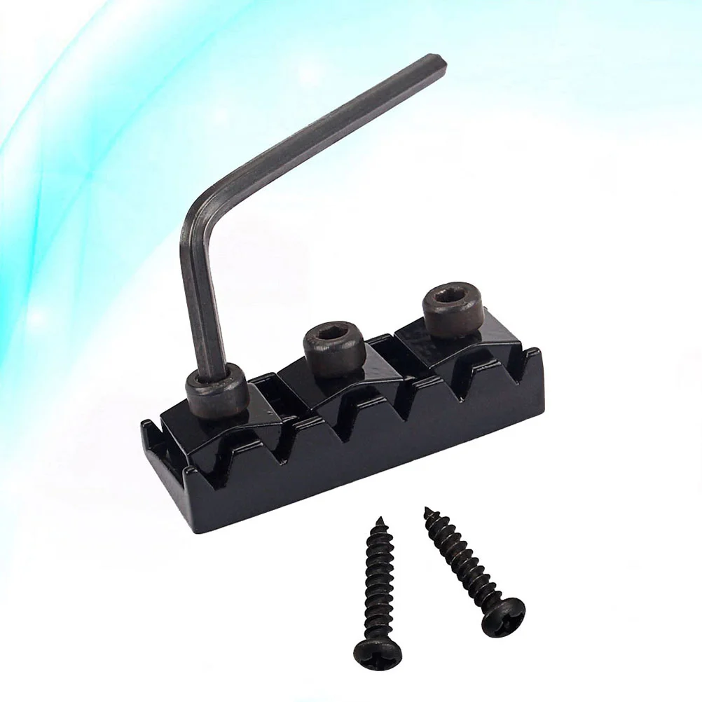 42mm Zinc Alloy Electric Guitar Locking Nut String Lock With Allen Wrench Replacement Instruments Guitar Part Accessories GAA02
42mm Zinc Alloy Electric Guitar Locking Nut String Lock With Allen Wrench Replacement Instruments Guitar Part Accessories GAA02