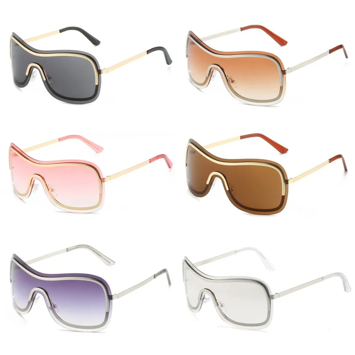 1Pc Fashion Sunglasses Women Men Luxury Brand Designer Y2k Punk Sun Glasses Goggles UV400 Shades Driving Cycling Eyewear
1Pc Fashion Sunglasses Women Men Luxury Brand Designer Y2k Punk Sun Glasses Goggles UV400 Shades Driving Cycling Eyewear