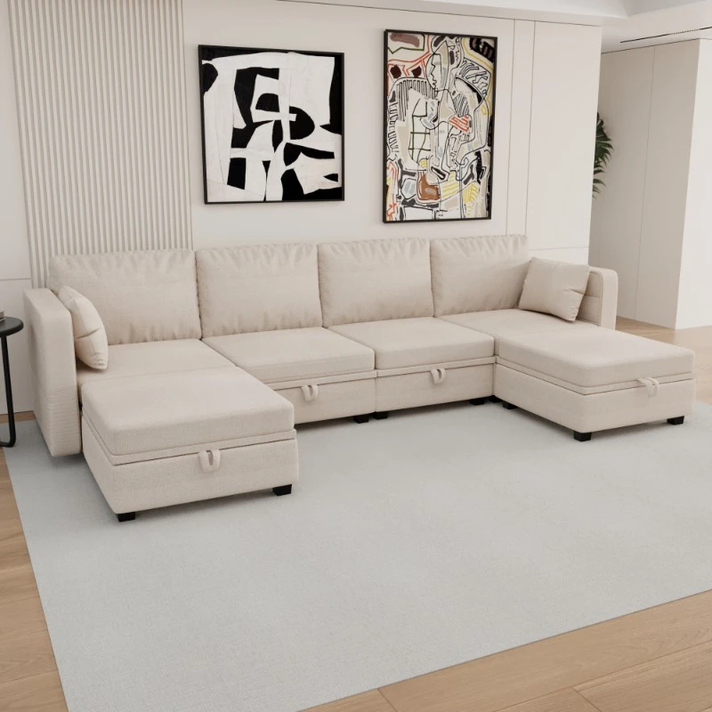 Modular Sleeper Sectional Couch Sofa Bed Luxury Romantic Lazy Sofa Chair Modern Japandi Style Sofa De Habitacion Home Furniture
Modular Sleeper Sectional Couch Sofa Bed Luxury Romantic Lazy Sofa Chair Modern Japandi Style Sofa De Habitacion Home Furniture