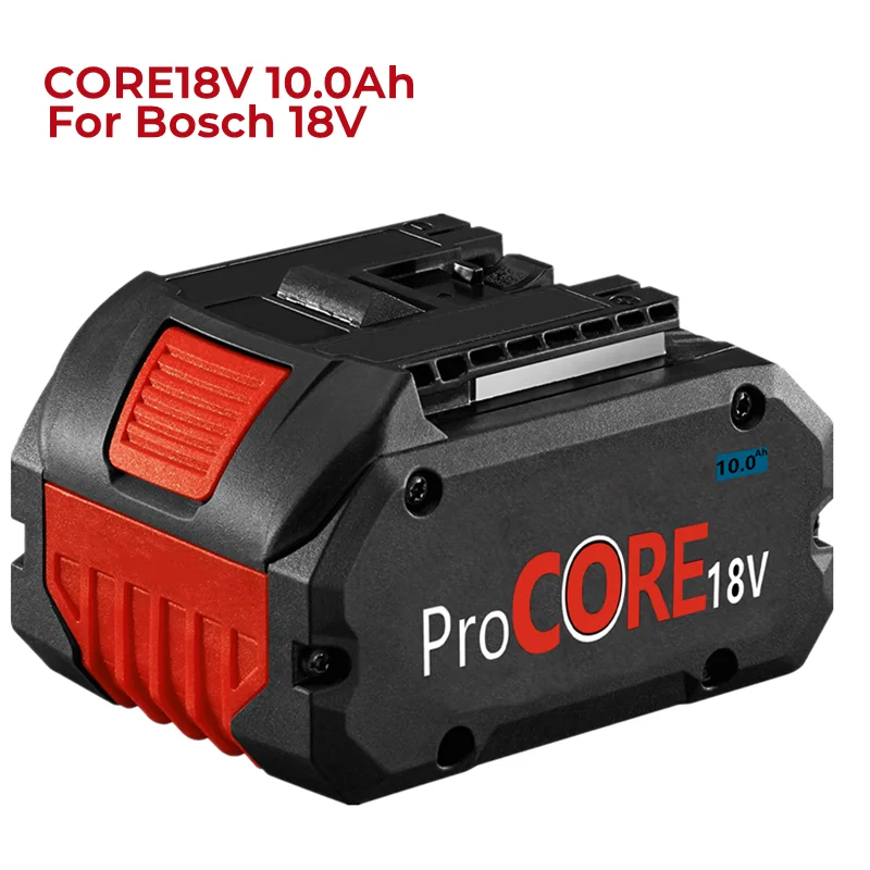CORE18V 10.0Ah ProCORE Сменный аккумулятор для Bosch 18V Профессиональные беспроводные инструменты BAT609 BAT618 GBA18V80 21700 Cell
CORE18V 10.0Ah ProCORE Сменный аккумулятор для Bosch 18V Профессиональные беспроводные инструменты BAT609 BAT618 GBA18V80 21700 Cell