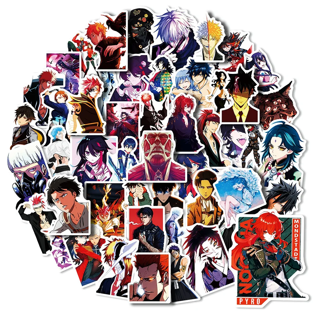 10/30/50PCS Anime Sticker Kids Toy Graffiti/Attack on Titan/Solo Leveling/Genshin /DIY Luggage Ipad Skateboard Sticker Who
10/30/50PCS Anime Sticker Kids Toy Graffiti/Attack on Titan/Solo Leveling/Genshin /DIY Luggage Ipad Skateboard Sticker Who