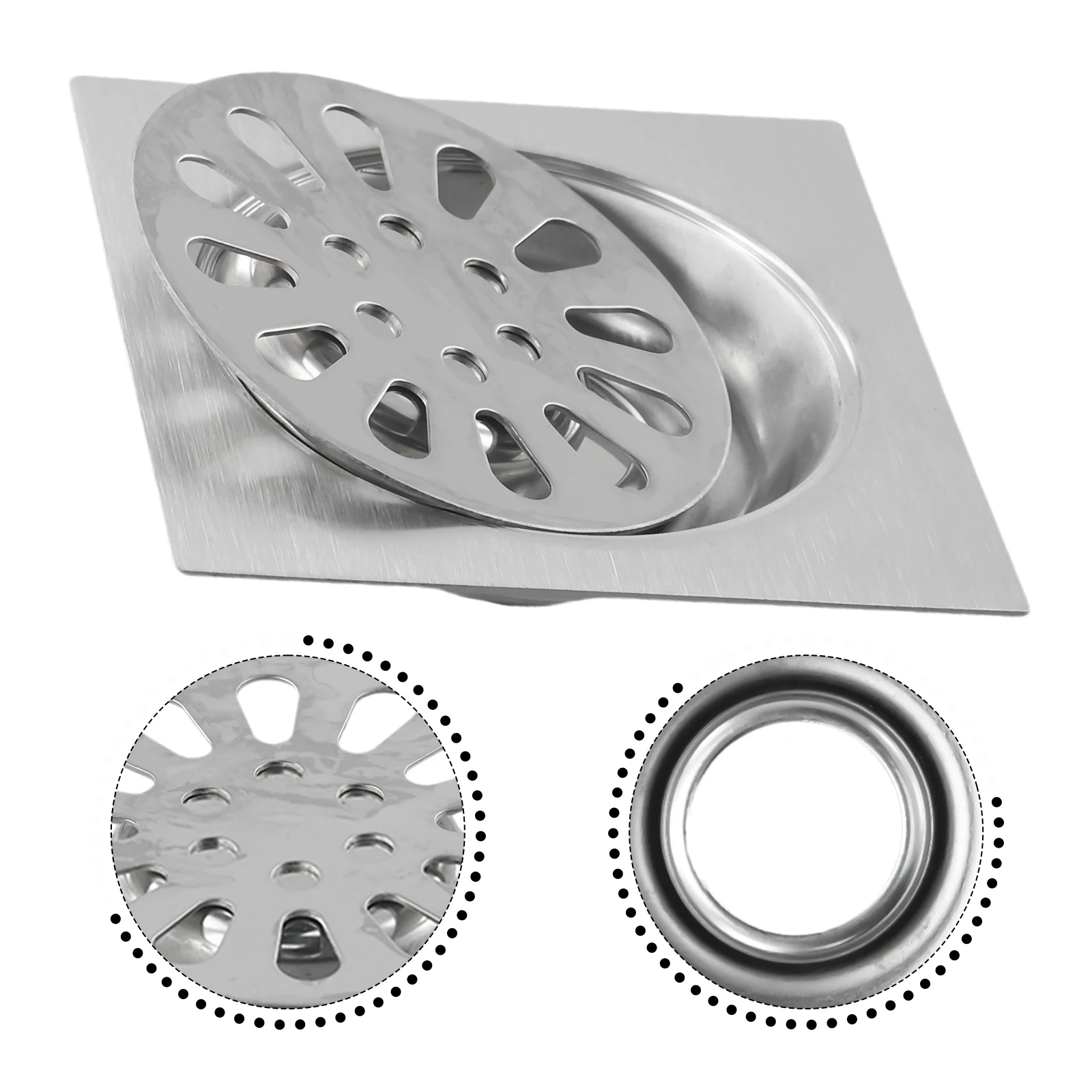 Square Shower Drain Floor Drain Easy Installation Perfect Size Removable Cover Stainless Steel Easy Cleaning Bathroom
Square Shower Drain Floor Drain Easy Installation Perfect Size Removable Cover Stainless Steel Easy Cleaning Bathroom