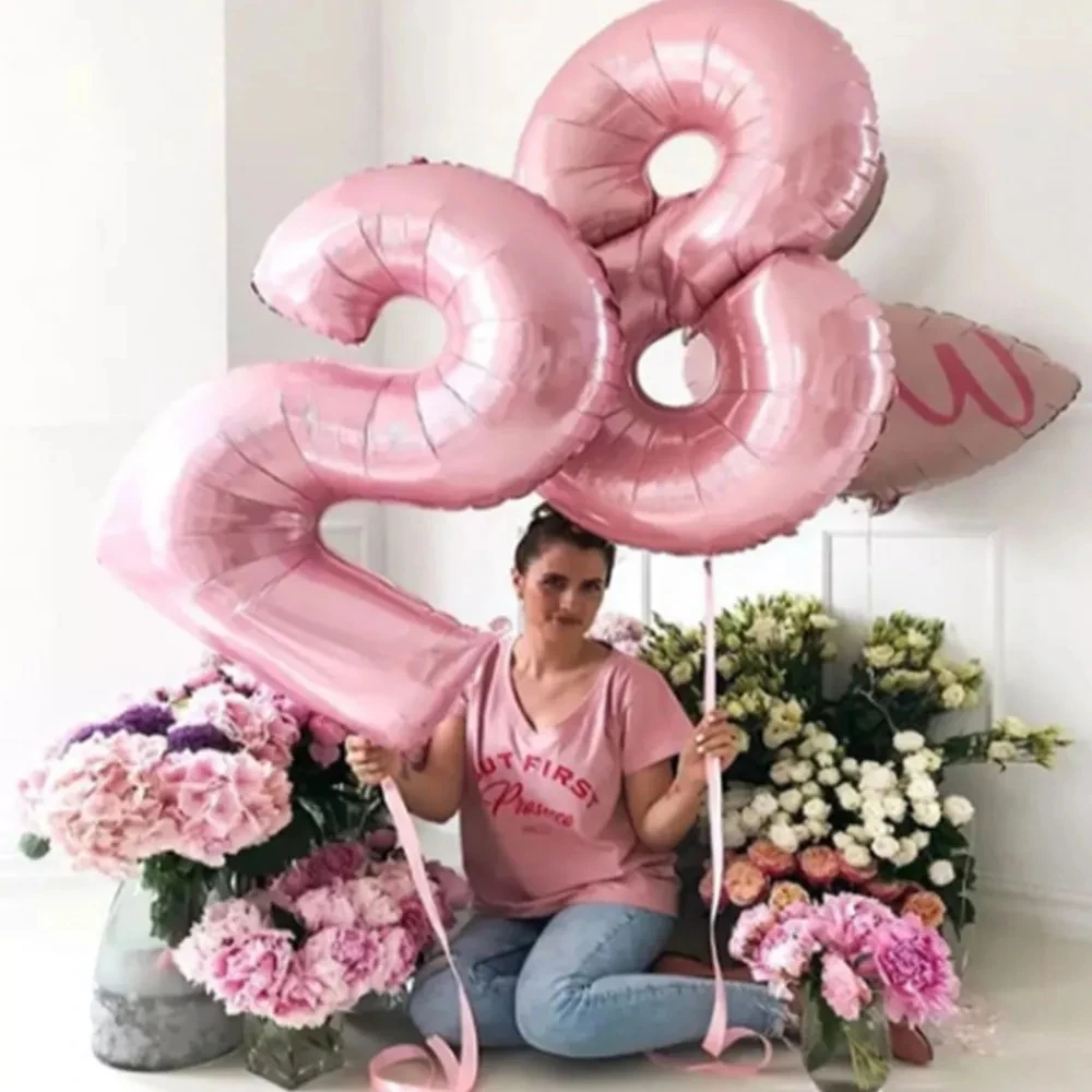 32inch Pastel Baby Blue Pink Foil Number Balloon 1 2 3 4 5 6 7 8 9 Birthday Party Baby Shower Wedding Decoration Festival Ballon
32inch Pastel Baby Blue Pink Foil Number Balloon 1 2 3 4 5 6 7 8 9 Birthday Party Baby Shower Wedding Decoration Festival Ballon