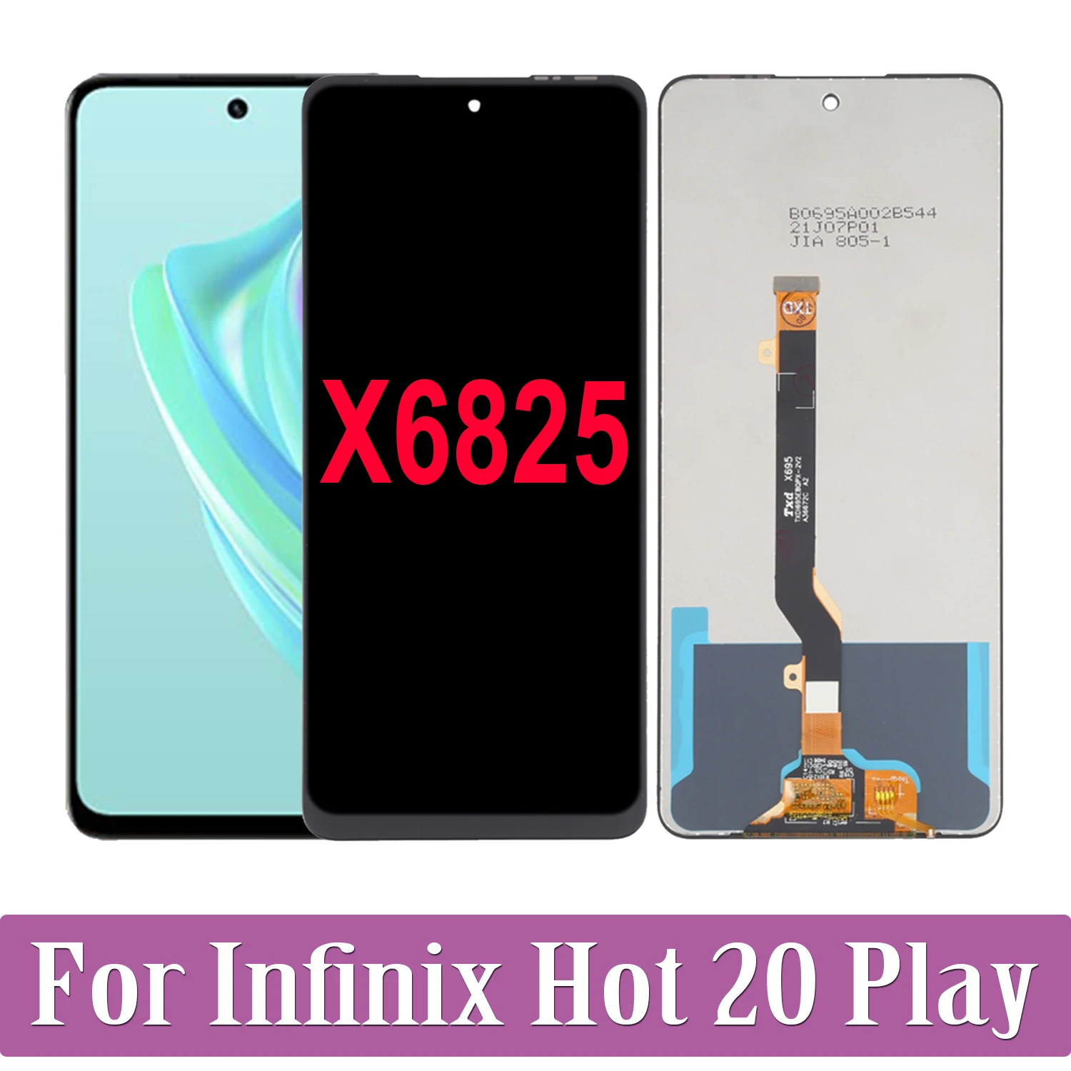 6,82 ''оригинальный для Infinix Hot 20 Play 20 Play X6825 LCD дисплей кодирующий преобразователь сенсорного экрана в сборе
6,82 ''оригинальный для Infinix Hot 20 Play 20 Play X6825 LCD дисплей кодирующий преобразователь сенсорного экрана в сборе