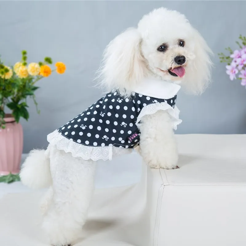 Summer Pet Clothes Dog Dot Clothing Female Dogs Cotton Princess Dress Teddy Dog Dress Summer Dress Dog Clothes For Small Dogs
Summer Pet Clothes Dog Dot Clothing Female Dogs Cotton Princess Dress Teddy Dog Dress Summer Dress Dog Clothes For Small Dogs