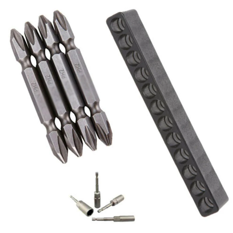 Screwdriver Bit Holder 10/12 Holes Hex Shank Plastic Head Storage Case Tool Drill High Quality Plastic Material Black
Screwdriver Bit Holder 10/12 Holes Hex Shank Plastic Head Storage Case Tool Drill High Quality Plastic Material Black