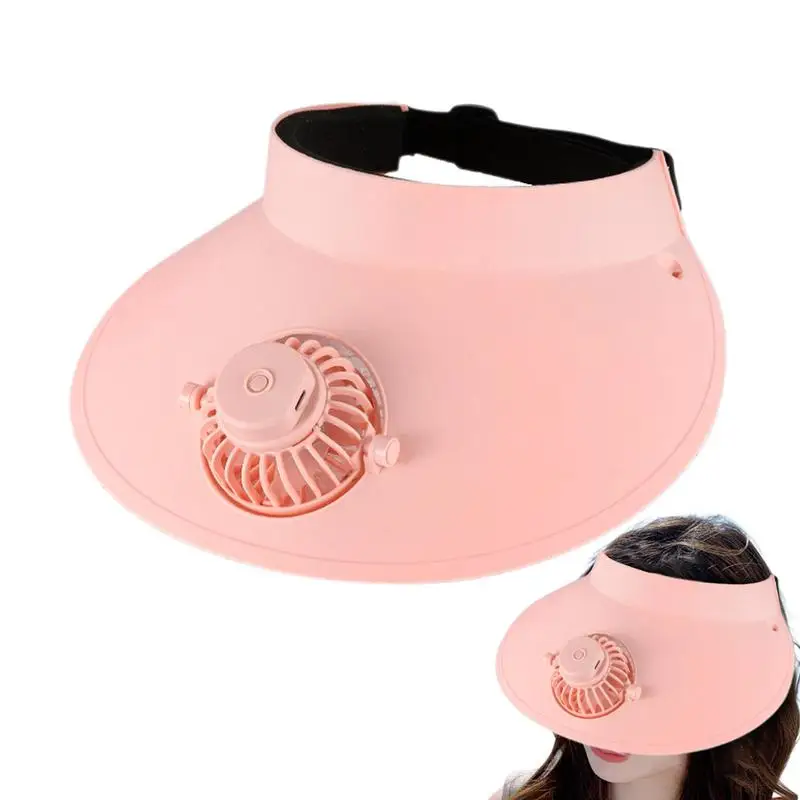

Outdoor Sun Hat Women's Big Brim Sun Protection Hat Breathable Sunscreen Hat With Built-in USB Charging Fan For Walking Running