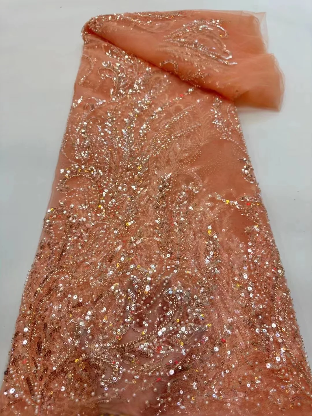 2023 High Quality African Tulle Lace Fabric France tull Lace Fabric with Beads Sequins Embroidered Lace Fabric for Party
2023 High Quality African Tulle Lace Fabric France tull Lace Fabric with Beads Sequins Embroidered Lace Fabric for Party