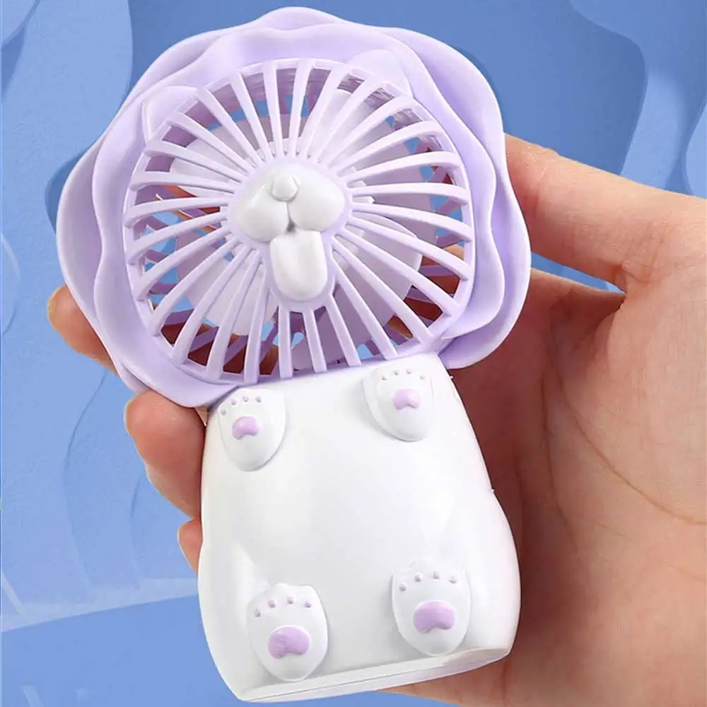 

Little Lion Fan Cute Portable Comes With Battery Can Be Placed On The Desktop It Can Also Be Powered Through Usb Student Fan