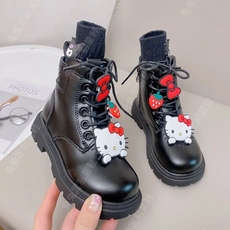 2023 Autumn Winter Kawaii Sanrio Hello Kitty Anime Children Ankle Boots Cute Kt Cat Zipper Plus Cashmere Warm Shoes Kids Toys
2023 Autumn Winter Kawaii Sanrio Hello Kitty Anime Children Ankle Boots Cute Kt Cat Zipper Plus Cashmere Warm Shoes Kids Toys
