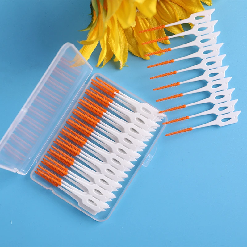 20/40PCS Oral Care Tools Silicone Interdental Brushes Super Soft Dental Cleaning Brush Teeth Cleaner Dental Floss Toothpicks
20/40PCS Oral Care Tools Silicone Interdental Brushes Super Soft Dental Cleaning Brush Teeth Cleaner Dental Floss Toothpicks
