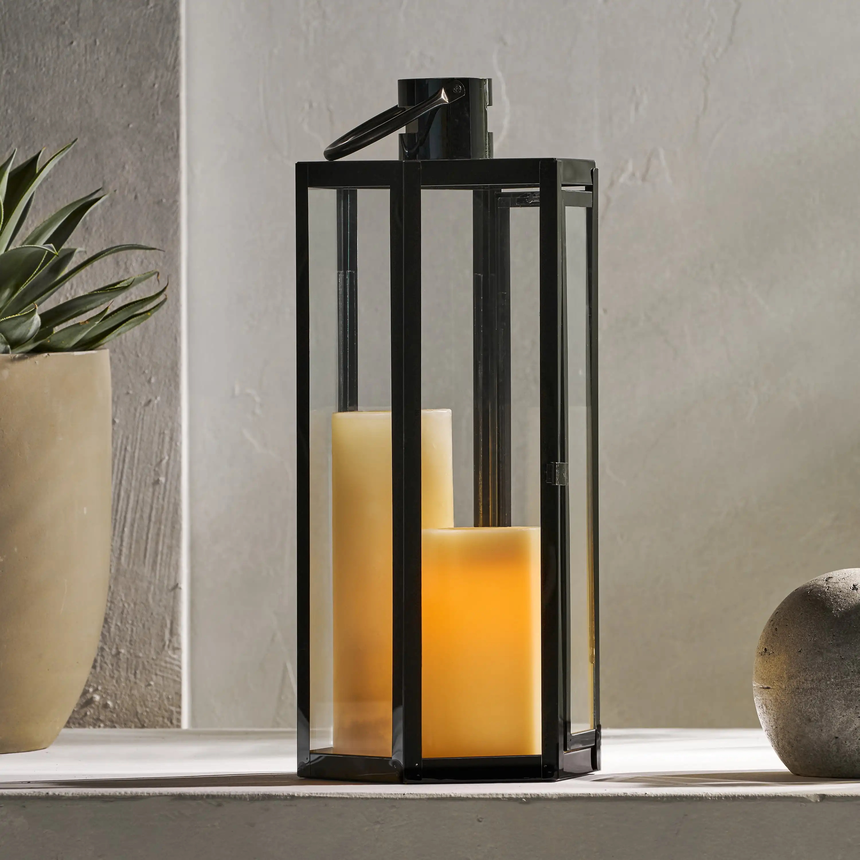 Luxurious Refined Fashionable and Elegant Stainless Steel Outdoor 23" Lantern Black
Luxurious Refined Fashionable and Elegant Stainless Steel Outdoor 23" Lantern Black