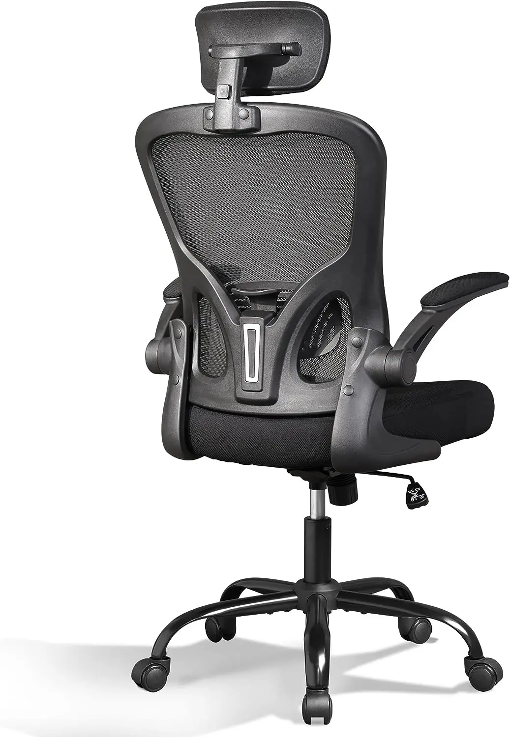 Computer Office Chair, High Back Ergonomic Desk Chair with Flip-up Armrests and Adjustable Headrest, Backrest and Lumbar Support
Computer Office Chair, High Back Ergonomic Desk Chair with Flip-up Armrests and Adjustable Headrest, Backrest and Lumbar Support