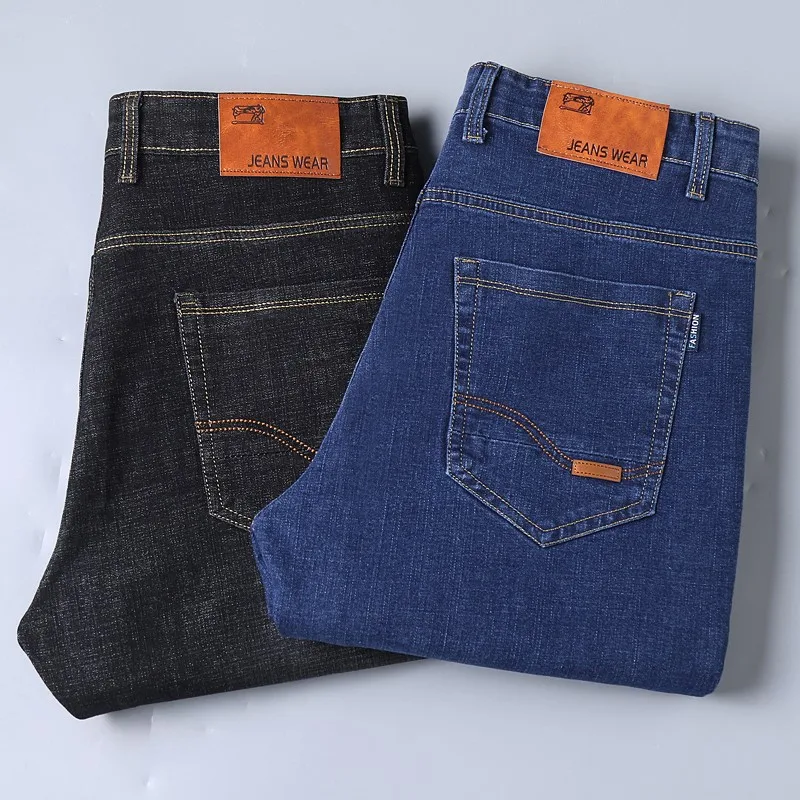 High Quality Men Denim Jeans Four Season Casual Fashion Business Pants Classic New Arrivals Elastic Regular Fit Cool Trousers
High Quality Men Denim Jeans Four Season Casual Fashion Business Pants Classic New Arrivals Elastic Regular Fit Cool Trousers