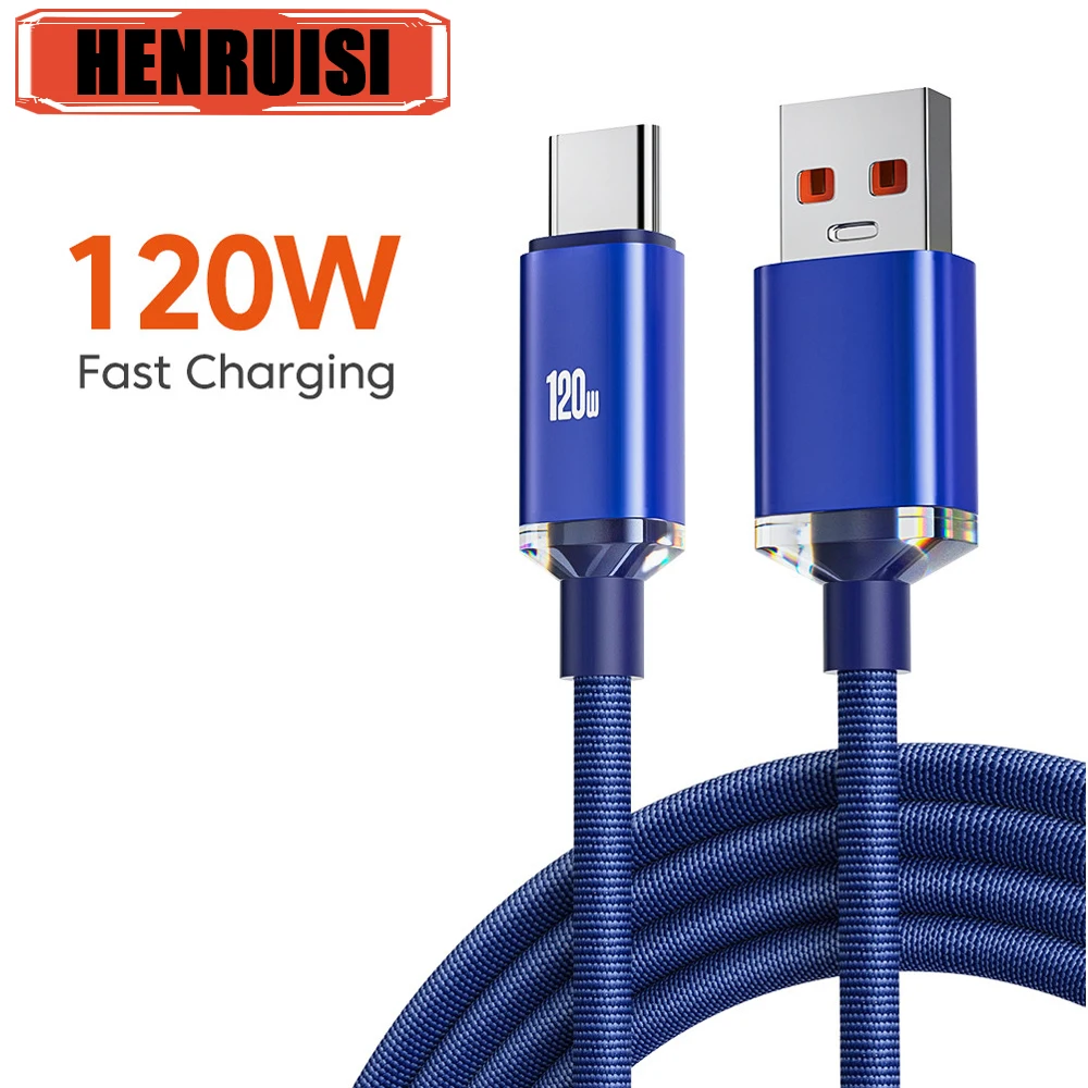 120W 6A Type-C Charging Cable for Samsung S23 S22 Ultra Huawei P30 Pro Xiaomi Redmi Oneplus USB C Super Fast Charge Data Cable
120W 6A Type-C Charging Cable for Samsung S23 S22 Ultra Huawei P30 Pro Xiaomi Redmi Oneplus USB C Super Fast Charge Data Cable