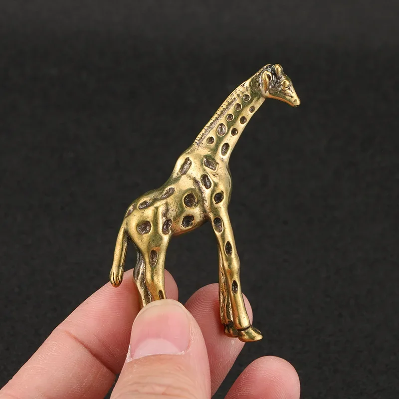 Senior Brass Giraffe Small Statue Desktop Ornament Vintage Animal Figurines Miniatures Decorations Crafts Home Decors Accessorie
Senior Brass Giraffe Small Statue Desktop Ornament Vintage Animal Figurines Miniatures Decorations Crafts Home Decors Accessorie