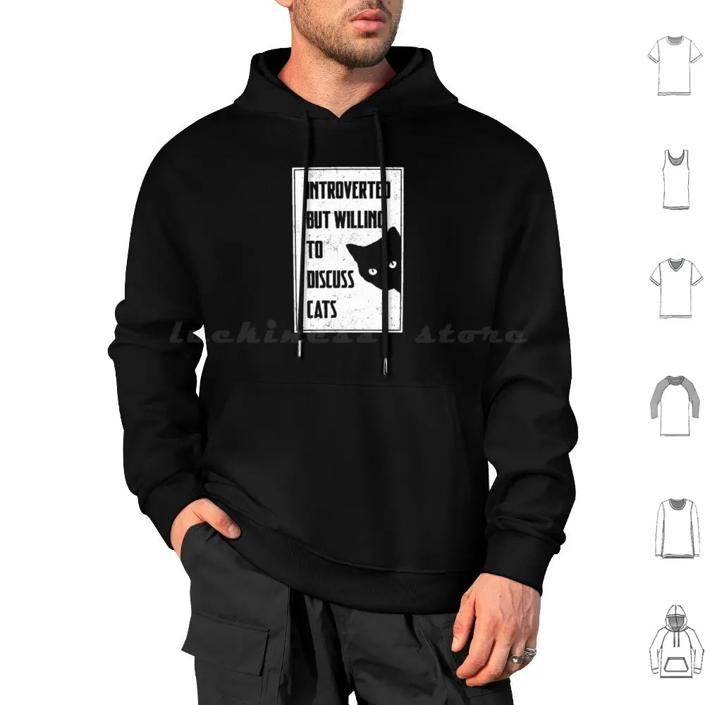 Introverted But Willing To Discuss Cats-Cat Lover Hoodie cotton Long Sleeve Introverted Introvert Cat Cats Discuss Cat
Introverted But Willing To Discuss Cats-Cat Lover Hoodie cotton Long Sleeve Introverted Introvert Cat Cats Discuss Cat