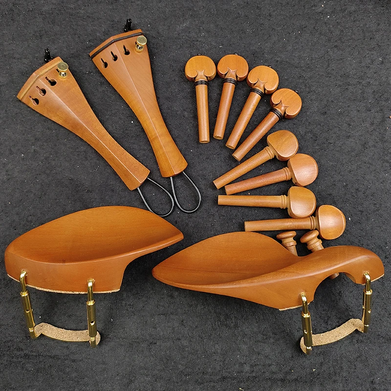 1 Set Violin Parts Pegs,Tail piece Gut Chin rest With Clamp Finetuner 4/4 Violin Accessories Jujube Wood
1 Set Violin Parts Pegs,Tail piece Gut Chin rest With Clamp Finetuner 4/4 Violin Accessories Jujube Wood