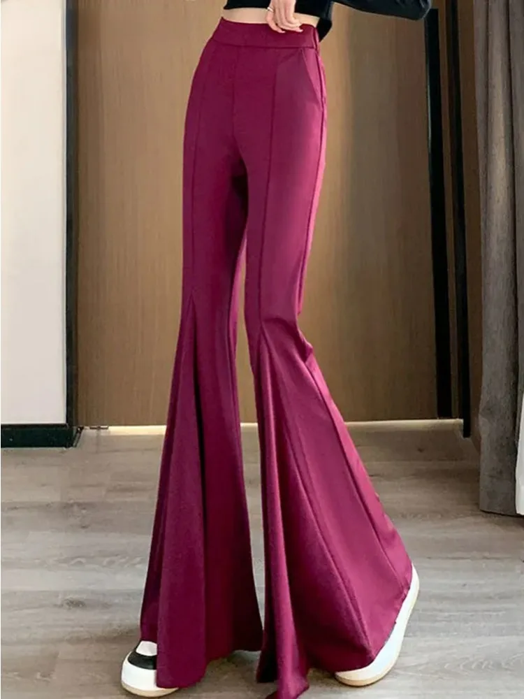 2023 Women Boot Cut Trousers Sexy High Waist Big Flare Pants Vintage Pantalones Fashion Korean New Legging Spodnie Strech Broek
2023 Women Boot Cut Trousers Sexy High Waist Big Flare Pants Vintage Pantalones Fashion Korean New Legging Spodnie Strech Broek
