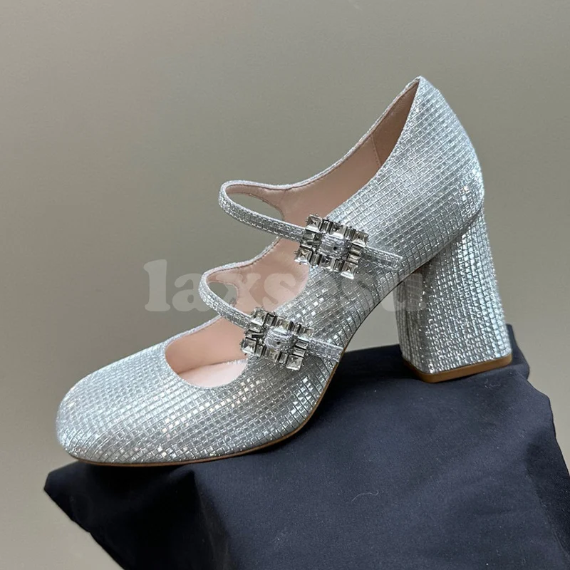 Spring Autumn New Female High Heels Shoes Solid Colors Upper Square Drill Decoration High Heel Shoes Classics Retro Female Pump
Spring Autumn New Female High Heels Shoes Solid Colors Upper Square Drill Decoration High Heel Shoes Classics Retro Female Pump