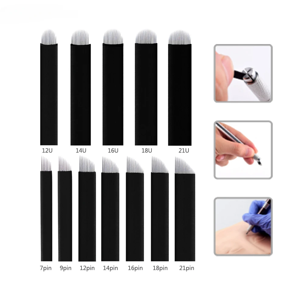 Microblading Curved 100pcs Blades for Microblading 12pin Hard Embroidery Pen Disposable Permanent Makeup Needle Tattoo Supplies
Microblading Curved 100pcs Blades for Microblading 12pin Hard Embroidery Pen Disposable Permanent Makeup Needle Tattoo Supplies