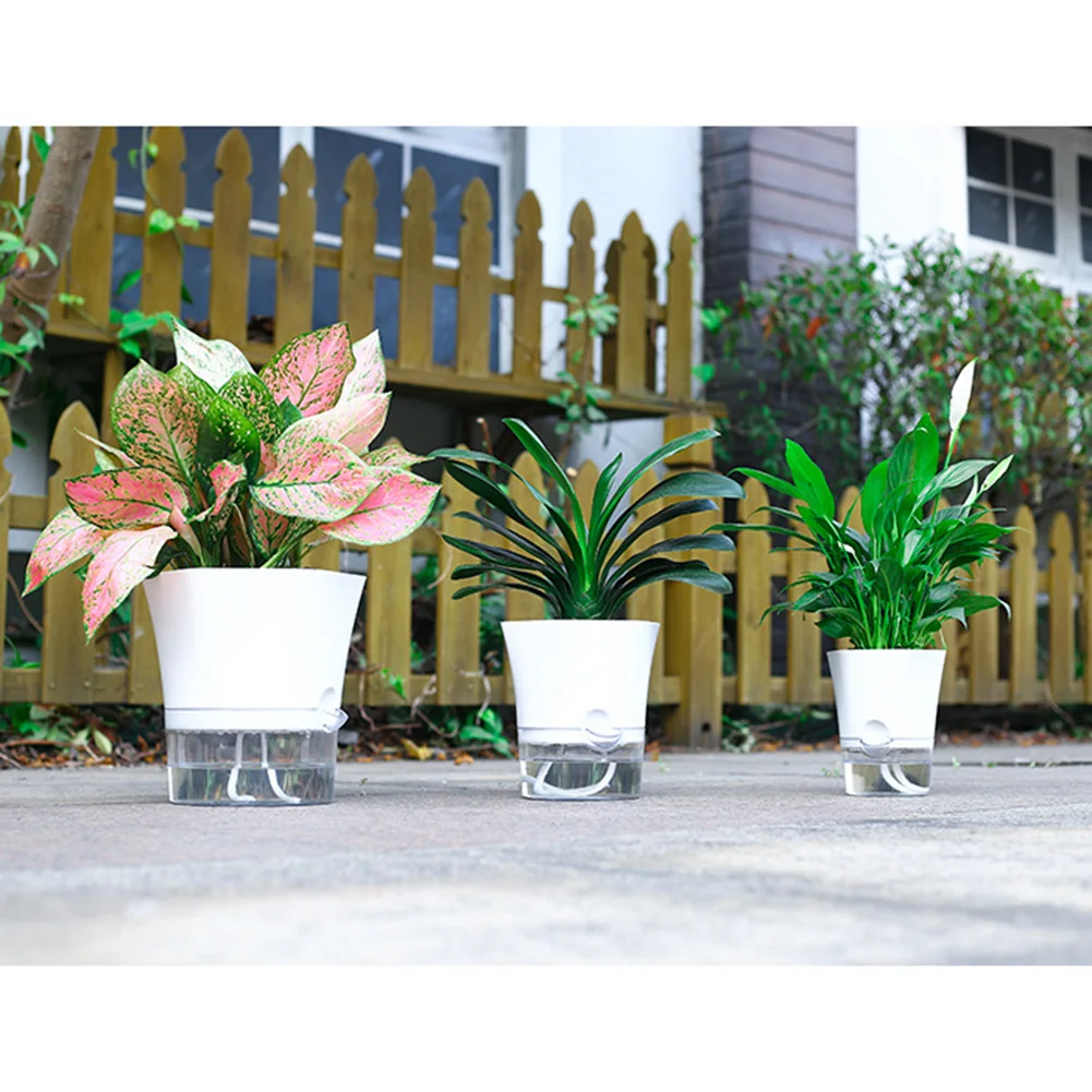 Self Watering Flowerpot Hydroponic Succulent Plants Pot Mini Plant Pots Tabletop Flower Pot Indoor Home Bonsai Decor
Self Watering Flowerpot Hydroponic Succulent Plants Pot Mini Plant Pots Tabletop Flower Pot Indoor Home Bonsai Decor