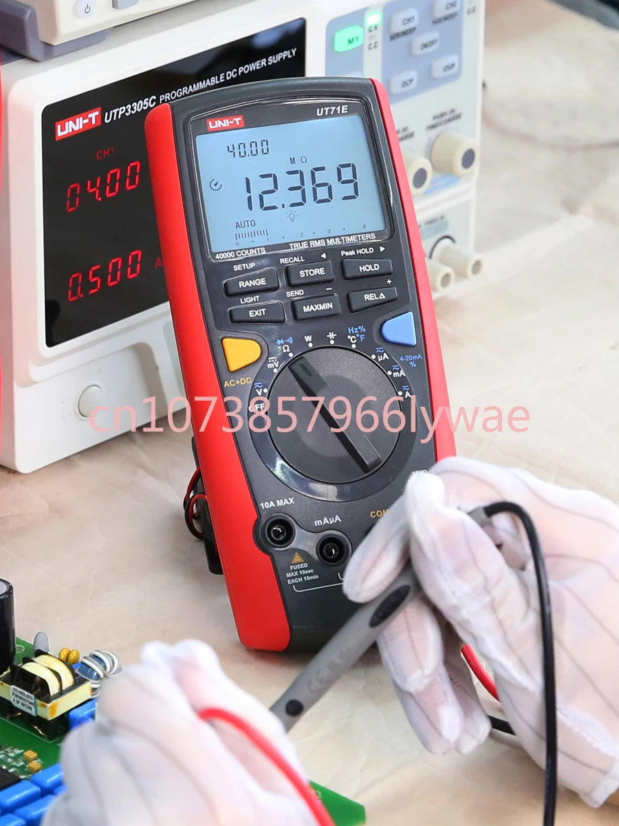 Ut71e/B/C/D/A High-Precision Intelligent Digital Multimeter High-Resolution Universal Multimeter
Ut71e/B/C/D/A High-Precision Intelligent Digital Multimeter High-Resolution Universal Multimeter