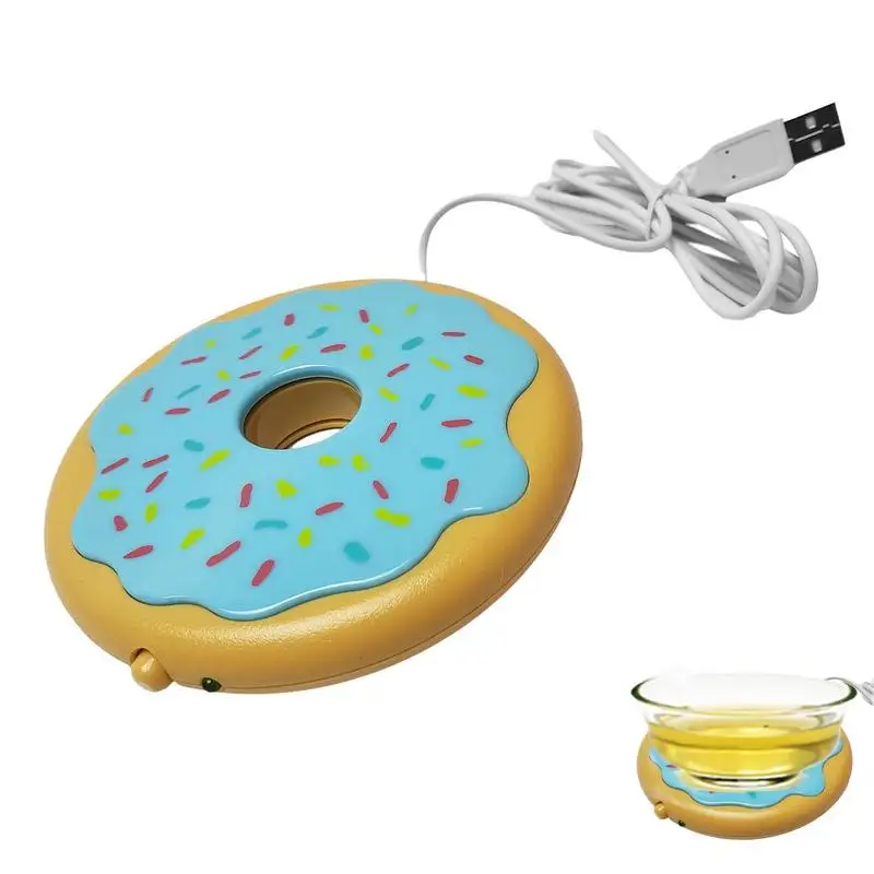 USB Warmer Cup Pad Doughnut Coffee Mug Warmer Cup Warmer For Home Office Desk Use Electric Beverage Warmer Temperature Plate
USB Warmer Cup Pad Doughnut Coffee Mug Warmer Cup Warmer For Home Office Desk Use Electric Beverage Warmer Temperature Plate