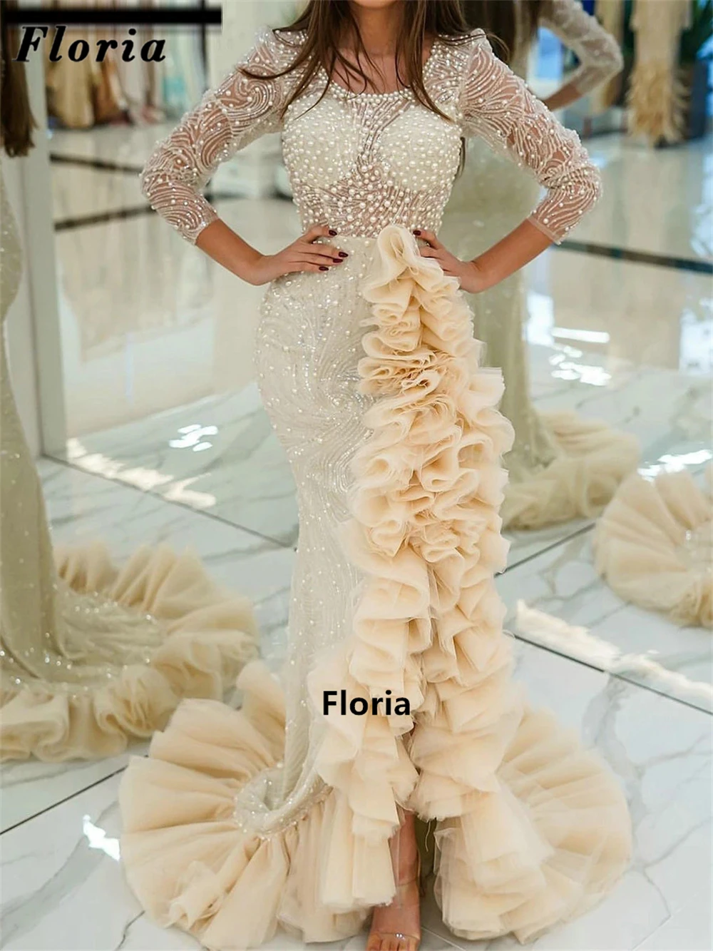 Floria Элегантное Длинное платье русалки коктейльные платья, сделанные на заказ блестки, женское платье для свадебной вечеринки, арабского Дубая, выпускного вечера
Floria Элегантное Длинное платье русалки коктейльные платья, сделанные на заказ блестки, женское платье для свадебной вечеринки, арабского Дубая, выпускного вечера