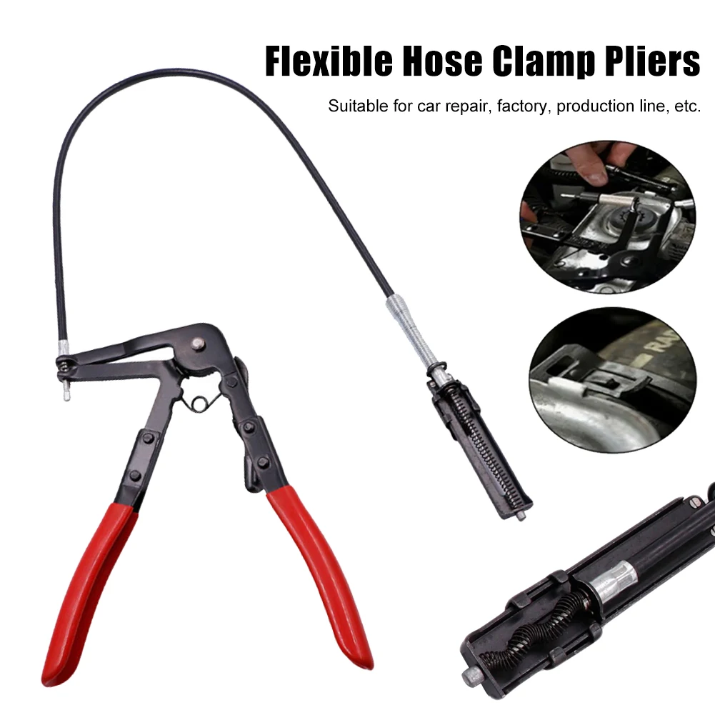 Flexible Hose Clamp Plier Wire Clamp Tool 620mm Hose Flat Snap Ring Removal Pinch Pliers Car Repair Tool
Flexible Hose Clamp Plier Wire Clamp Tool 620mm Hose Flat Snap Ring Removal Pinch Pliers Car Repair Tool