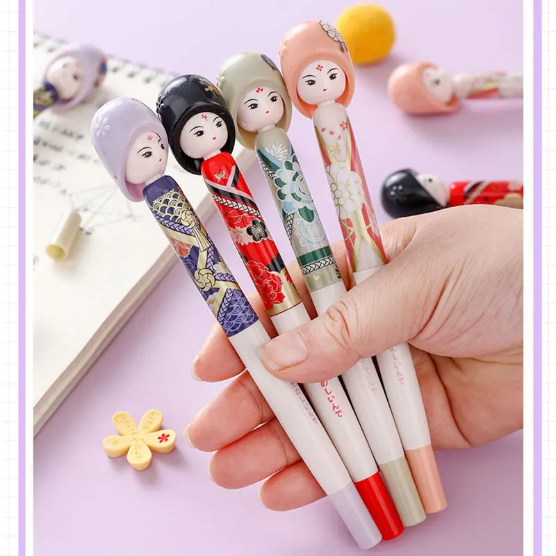 12Pcs Large-capacity Doll Gel Pen Cartoon Doll Pen 0.5mm Black Ink Plastic Pens Student Office Supplies Writing Tool
12Pcs Large-capacity Doll Gel Pen Cartoon Doll Pen 0.5mm Black Ink Plastic Pens Student Office Supplies Writing Tool