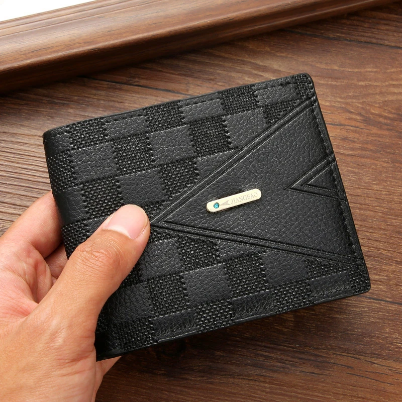 Retro Check Pattern Wallet Men PU Leather Wallets Credit Card Holder Money Change Pouch Man Gift Photo Holder Pocket Bag
Retro Check Pattern Wallet Men PU Leather Wallets Credit Card Holder Money Change Pouch Man Gift Photo Holder Pocket Bag