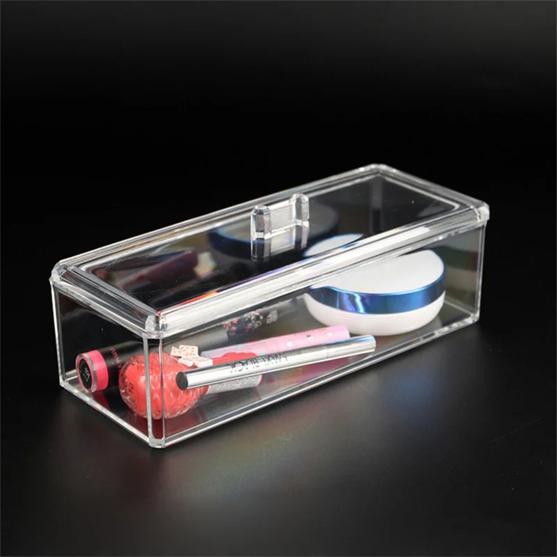 Simple Rectangular Transparent Jewelry Box With Cover Acrylic Cosmetics Storage Box Office Desktop Sorting Box Jewellery Box
Simple Rectangular Transparent Jewelry Box With Cover Acrylic Cosmetics Storage Box Office Desktop Sorting Box Jewellery Box