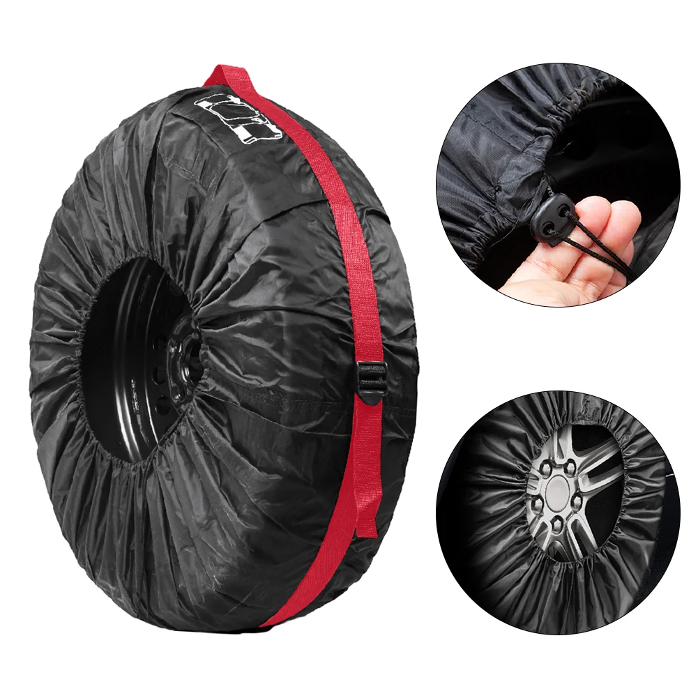 1PCS Car Spare Tire Protection Waterproof Cover Polyester Taffeta Handle Tyre Storage Bags For SUV Business Car Van 13-23Inches
1PCS Car Spare Tire Protection Waterproof Cover Polyester Taffeta Handle Tyre Storage Bags For SUV Business Car Van 13-23Inches