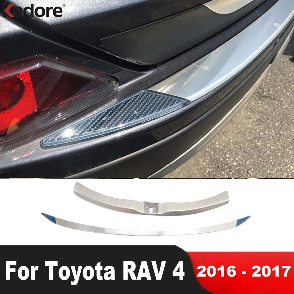 Накладка на задний бампер для Toyota RAV4 RAV 4 2016 2017, нержавеющая внутренняя и внешняя накладка на заднюю дверь автомобиля, аксессуары, 2 шт.
Накладка на задний бампер для Toyota RAV4 RAV 4 2016 2017, нержавеющая внутренняя и внешняя накладка на заднюю дверь автомобиля, аксессуары, 2 шт.