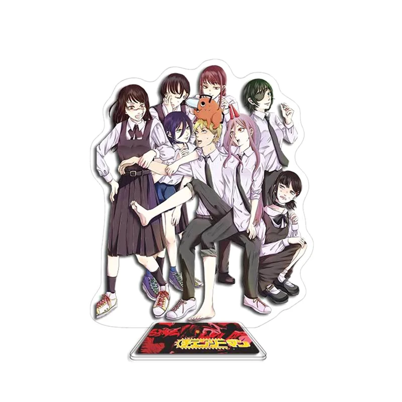 15cm Anime Chainsaw Man Figure Stand Model Denji Pochita Power Hayakawa Aki Standing Plate Acrylic Cartoon Cosplay Props
15cm Anime Chainsaw Man Figure Stand Model Denji Pochita Power Hayakawa Aki Standing Plate Acrylic Cartoon Cosplay Props