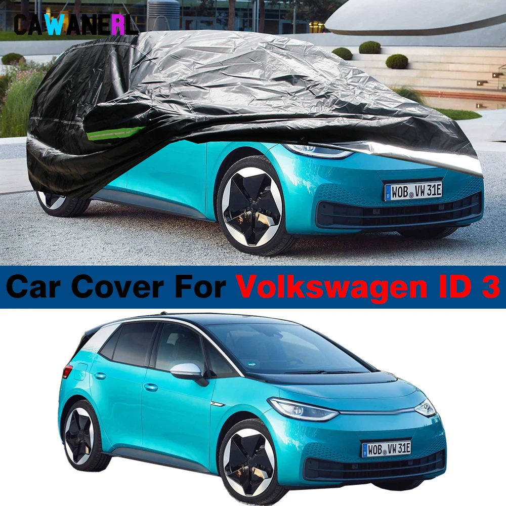 Black Car Cover For VW Volkswagen ID 3 2018-2025 Waterproof Auto Anti-UV Sun Snow Rain Wind Protection Cover All Season Suitable
Black Car Cover For VW Volkswagen ID 3 2018-2025 Waterproof Auto Anti-UV Sun Snow Rain Wind Protection Cover All Season Suitable