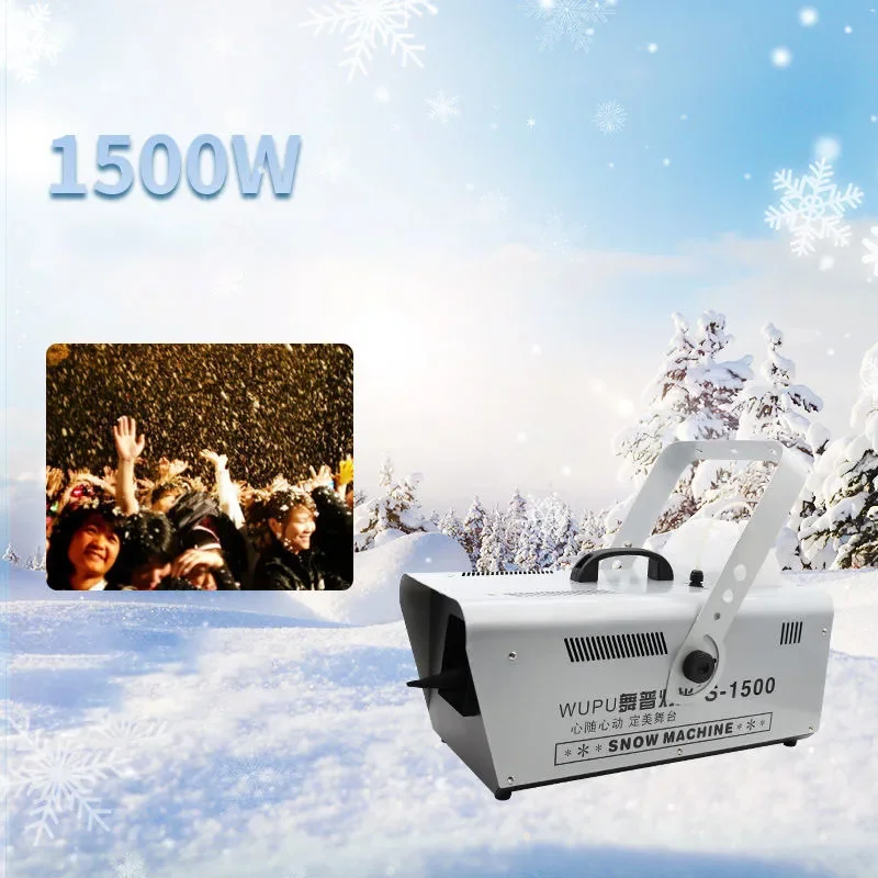 

Snowflake machine snow sprayer 1500W simulation snow stage wedding large-scale event really snows shaking head snow sprayer