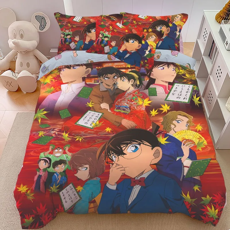 Detective Conan Kudo Shinichi Mao Lilan bed sheet quilt cover spring and autumn printed four-piece set homewares Christmas gift
Detective Conan Kudo Shinichi Mao Lilan bed sheet quilt cover spring and autumn printed four-piece set homewares Christmas gift