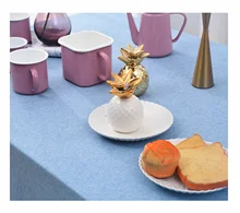 Polyester Tablecloths, Waterproof Table Covers Simple Solid Color Blue Dining Table Coffee Table Deco
Polyester Tablecloths, Waterproof Table Covers Simple Solid Color Blue Dining Table Coffee Table Deco