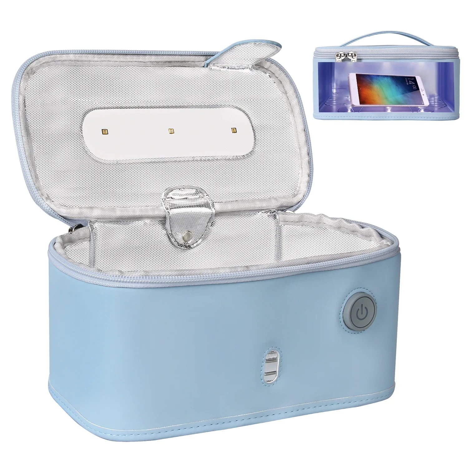 

Multifunctional uvc sterilizer bag mask disinfection uv mobile phone uv sterilizer box portable disinfector