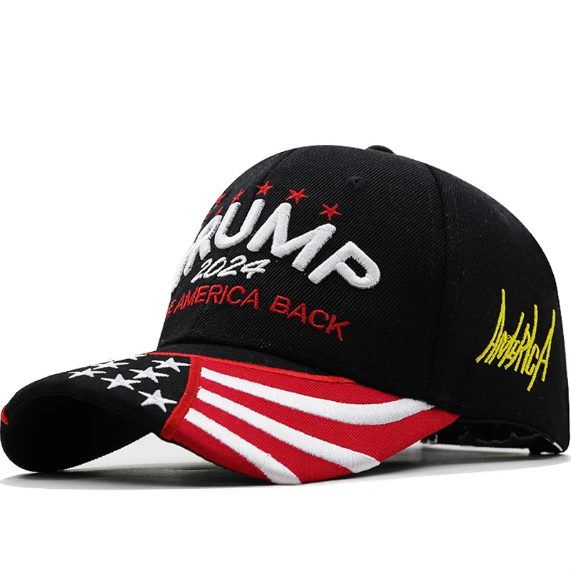 

Трамп 2024 Американский президентский головной убор сделать Америку великолепной снова шляпа Дональд Трамп шляпа Республиканская шляпа MAGA вышитая хлопковая шапка