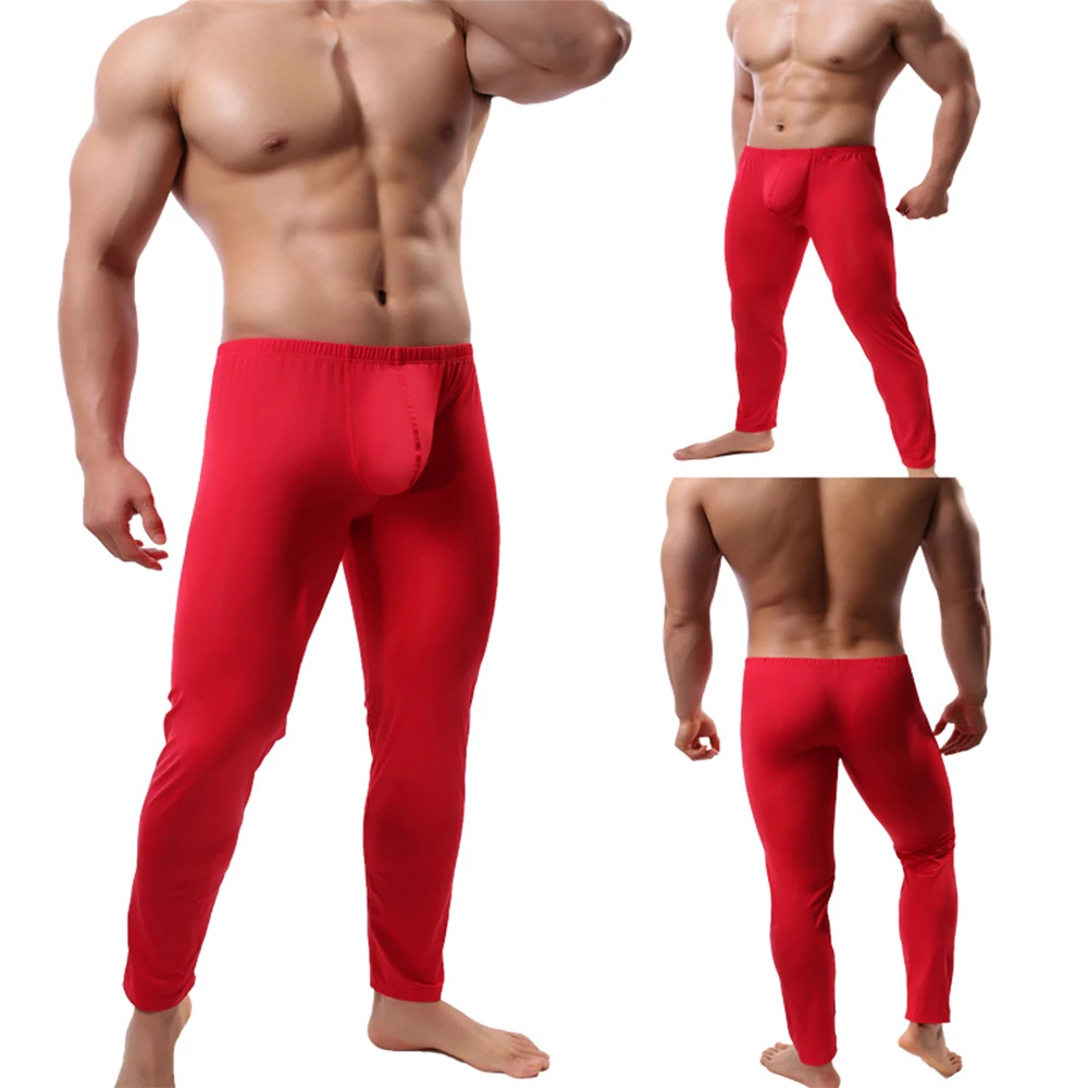 New Mens Thin Thermal Underwear Bottoms Ice Silk Leggings Compression Trousers Long Johns Pants Male U Convex Pouch Underwear
New Mens Thin Thermal Underwear Bottoms Ice Silk Leggings Compression Trousers Long Johns Pants Male U Convex Pouch Underwear